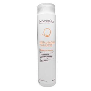 Acondicionador Restaurador 2 Minutos Con Keratina Bonmetique x350ml