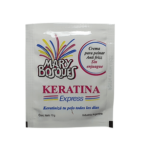 Crema De Peinar Keratina Express Mary Bosques x10g