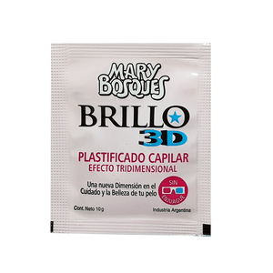 Brillo 3D Plastificador Mary Bosques x10g