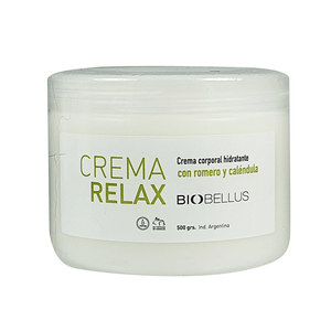 Crema Relax Masajes Descontracturantes Biobellus x500g