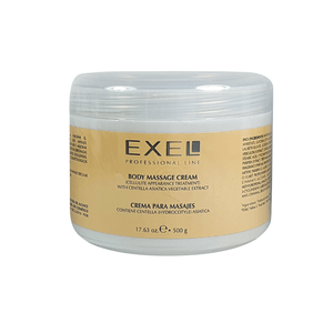 Crema Para Masajes Con Centella Asiática Exel x500ml