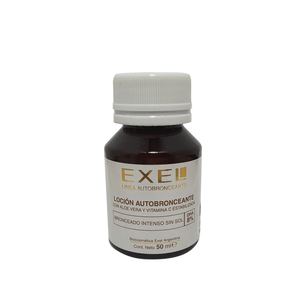 Loción Autobronceante 8% Sin Color Exel x50ml