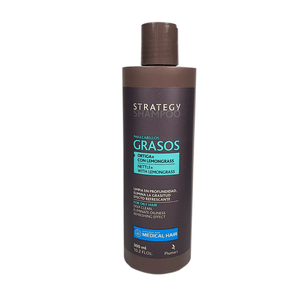 Shampoo Strategy Para Cabellos Grasos Strategy x300ml
