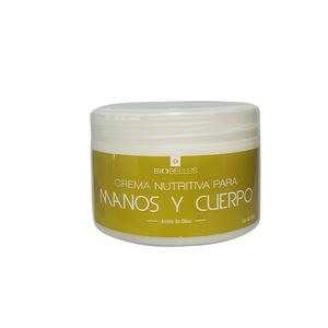 Crema Nutritiva Manos Cuerpo Oliva Biobellus x250g