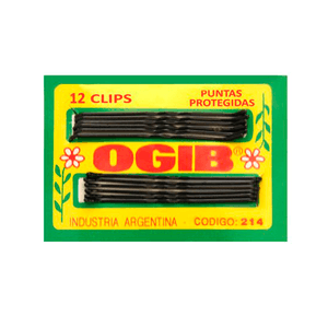 Clips Ogib Negros Cortos x12u Jessamy