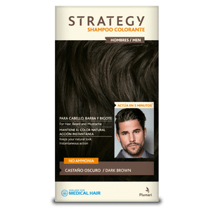 Shampoo Colorante Castaño Oscuro Strategy