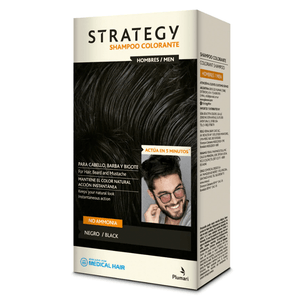 Shampoo Colorante Negro Strategy