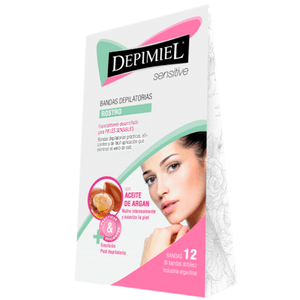 Banda Depilatoria Rostro Sensitive Depimiel x12u