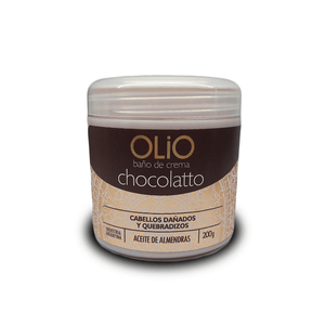 Baño De Crema Capilar Chocolatto Cabello Dañado Olio X 200