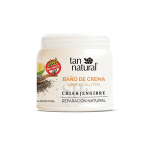 Baño de Crema Hidratante Chía y Jengibre Sin Tacc 375g Tan Natural