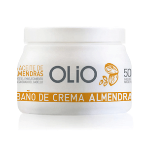 Baño De Crema Aceite De Almendras Cabellos Secos Olio 500grs