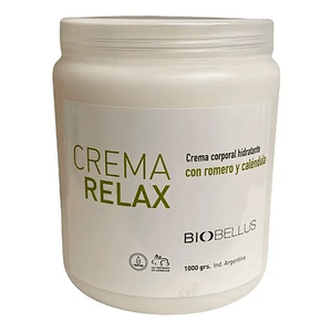 Crema Relax Masajes Descontracturantes Biobellus x1000g