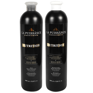 Kit Nutrition Argán Shampoo + Acondicionador x1000ml La Puissance