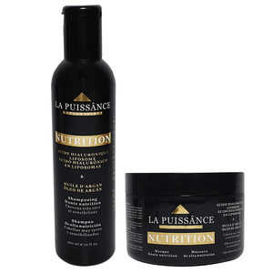 Kit Nutrition Argán Shampoo x300ml + Máscara x250ml La Puissance