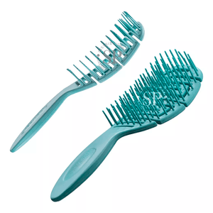 Cepillo Desenredante Anti Frizz Flexible Maya Aquamarine Dompel