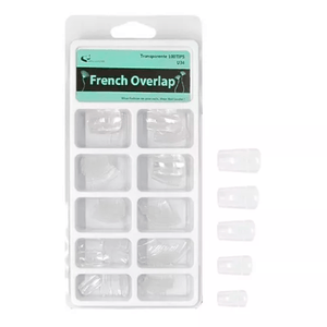 Tips Para Uñas French Overlap Normal X100 Transparente U34