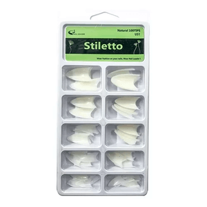 Tips Para Uñas Stiletto X100 Blanco U31