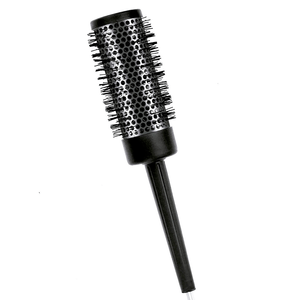 Cepillo Térmico 42.5mm Profesional Eurostil Brushing Color Plateado y Negro 55097