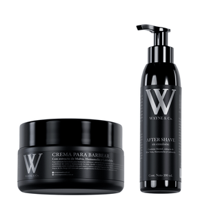 Kit Crema Para Barbear + After Shave Wayne & Co.