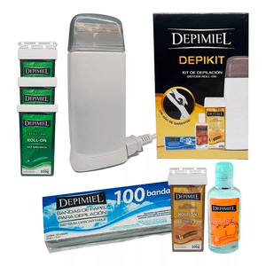 KIT DEPIKIT + 3 CERAS ROLL-ON VEGETAL + 100 BANDAS