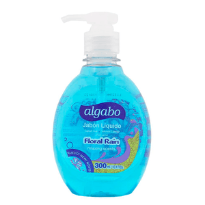 Jabon Líquido Floral Rain Algabo x300ml Dosificador