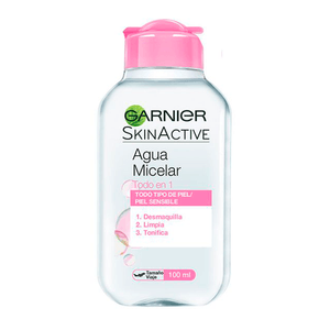 Agua Micelar Garnier SkinActive Todo En 1 x 100 ml