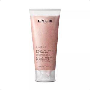 Mascarilla Exfoliante Doble Acción Vegana x100 ml Green Line Exel