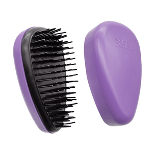 Cepillo Desenredante Anti Frizz Viaje Pocket Scher Violeta