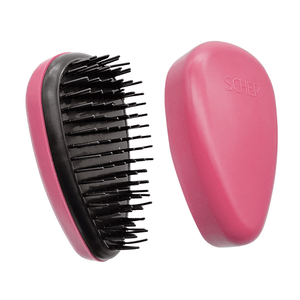 Cepillo Desenredante Anti Frizz Viaje Pocket Scher Fucsia