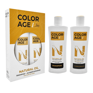 Kit Natural Oil Argan Shampo + Acondicionador Color Age 250ml