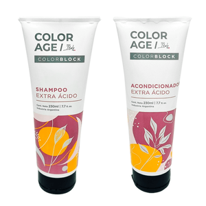 Kit Extra Acido Shampoo + Acondicionador Color Age 230ml