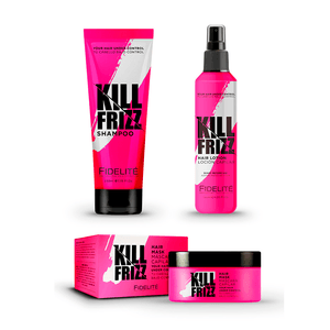 Kit Kill Frizz Shampoo + Mascara + Locion Fidelite