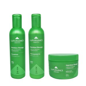 Kit Nutrition Therapy Shampo + Tratamiento + Mascara La Puissance