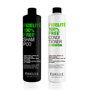 Kit Shampoo + Acondicionador  100% Free 1000ML Fidelite