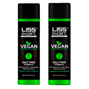 Kit Vegan 3 Shampoo + Acondicionador Liss Expert x250ml