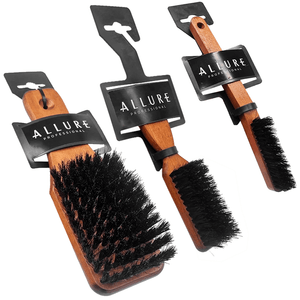 Kit Completo Cepillos Madera Barbería Allure Professional