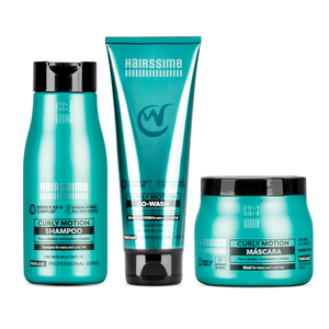 Kit Curly Motion Shampoo + Co - Wash + Máscara Rulos Hairssime