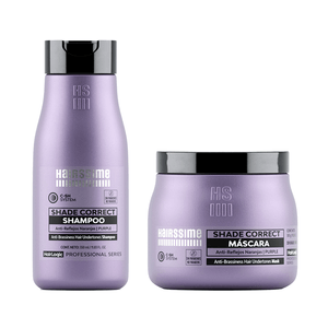 Kit Matizador Shade Correct Purple Shampoo + Máscara Hairssime