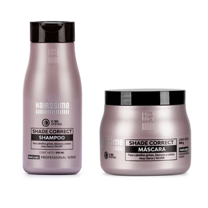 Kit Matizador Shade Correct Silver Shampoo + Máscara Hairssime