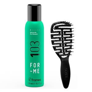 Kit For Me 103 + Cepillo Shampoo Seco y Cepillo Laila Negro