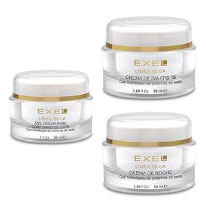 Kit Linea Seda Crema Dia + Crema Noche + Contorno Exel