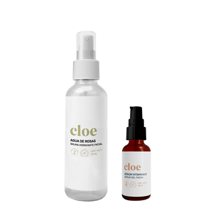 Kit Agua de Rosas + Serum Vitamina C