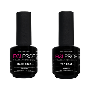 Kit Esmalte Semipermanente Base Coat + Top Coat Belprof