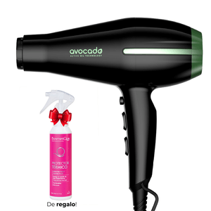 Secador De Pelo Bora Avocado Gama + Protector Térmico