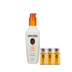 Kit Tratamiento Queratinico HQ + Ampollas RQ x3u