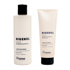 Kit Rigenol Nutritivo Argán Shampoo + Acond. Framesi